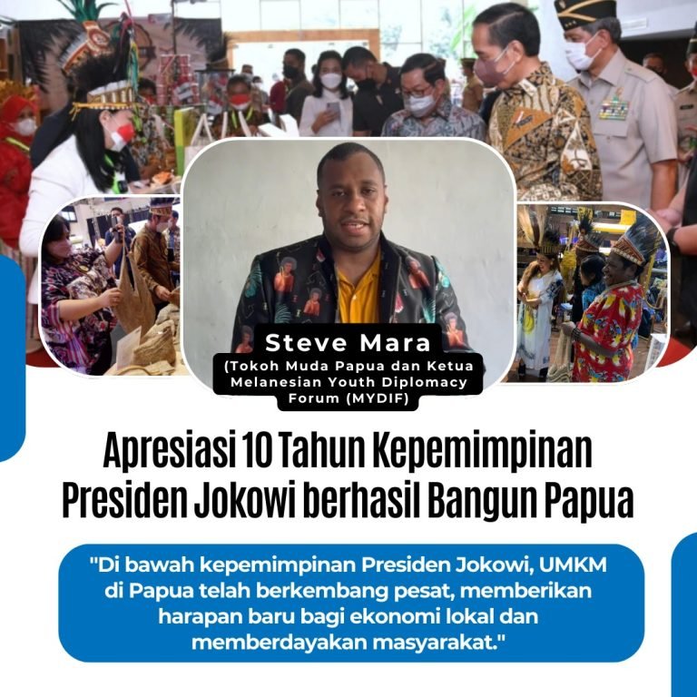 Apresiasi 10 Tahun Kepemimpinan Presiden Jokowi berhasil Bangun Papua