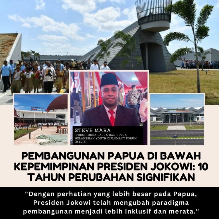 Tokoh Muda Papua, Steve Mara Mengapresiasi Pembangunan Papua di Era Kepemimpinan Presiden Jokowi