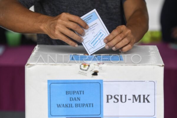 KPU Umumkan PSU di Berbagai Daerah Berlangsung Aman, Damai dan Lancar
